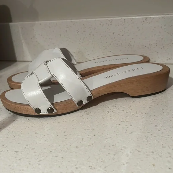White Women's Sandals - Picture 10 of 11